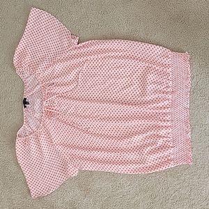 Red/White Sunburst Sami & Jo Blouse XL